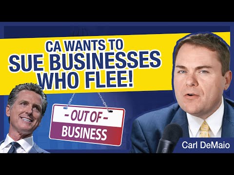 CA Wants to Sue Businesses Who Flee! [Video]