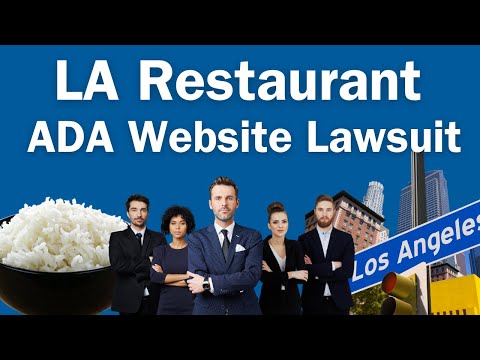 Los Angeles Restaurant Sued: ADA Website Compliance Lawsuits Continue to Hit Small Businesses [Video]