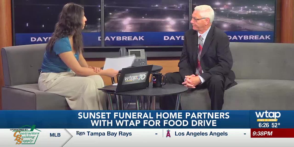 Sunset Funeral Home Partners with WTAP for Food Drive [Video]