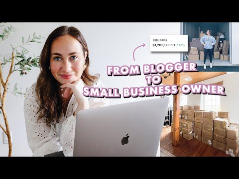 From Blogger to 7-Figure Business Owner // how I started multiple businesses from nothing [Video]