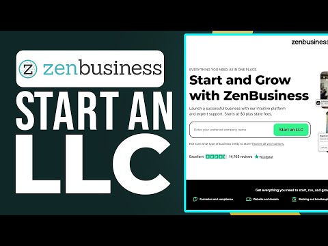 How To Start An LLC With ZenBusiness (2024) LLC Formation Tutorial [Video]