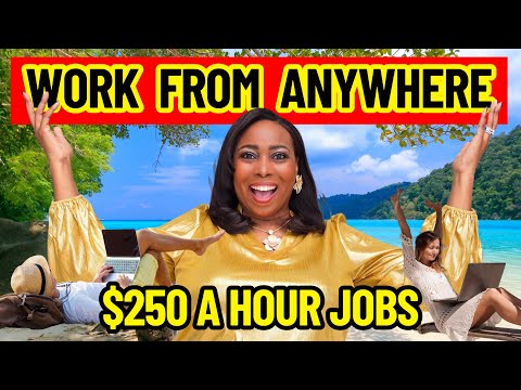 7 SECRET Websites That Pay You To Work From ANYWHERE: Up To US$250 A HOUR / US$150K A YEAR Jobs [Video]