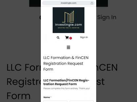 ✅ LLC Formations & FinCEN BOIR Filings [Video]