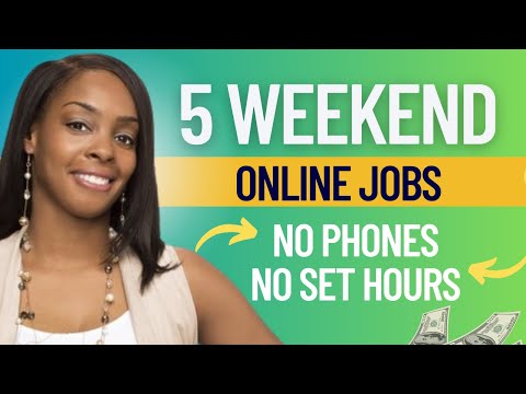 🔥5 Flexible WEEKEND Online Jobs | REMOTE | Non Phone Work at Home Jobs 2024 [Video]