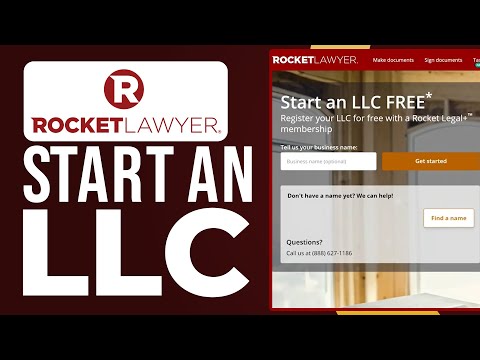 How To Start An LLC With Rocket Lawyer (2024) LLC Formation Tutorial [Video]