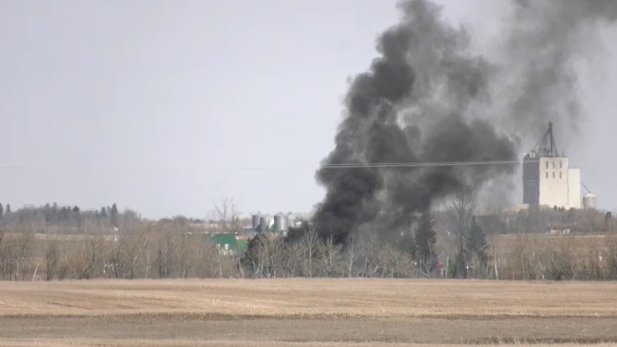 Saskatoon Fire Department battles large grass fire for second day [Video]