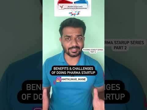 Benefits and challenges of pharma startup business [Video]