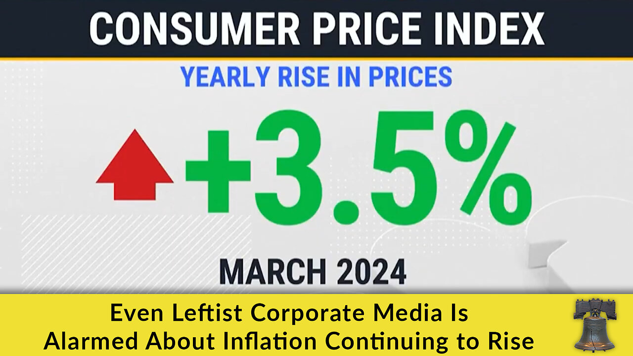 Even Leftist Corporate Media Is Alarmed About Inflation Continuing to Rise [VIDEO]