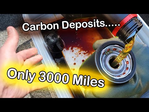 Carbon Deposits gone after 3000 miles with this filter & liquid gold [Video]