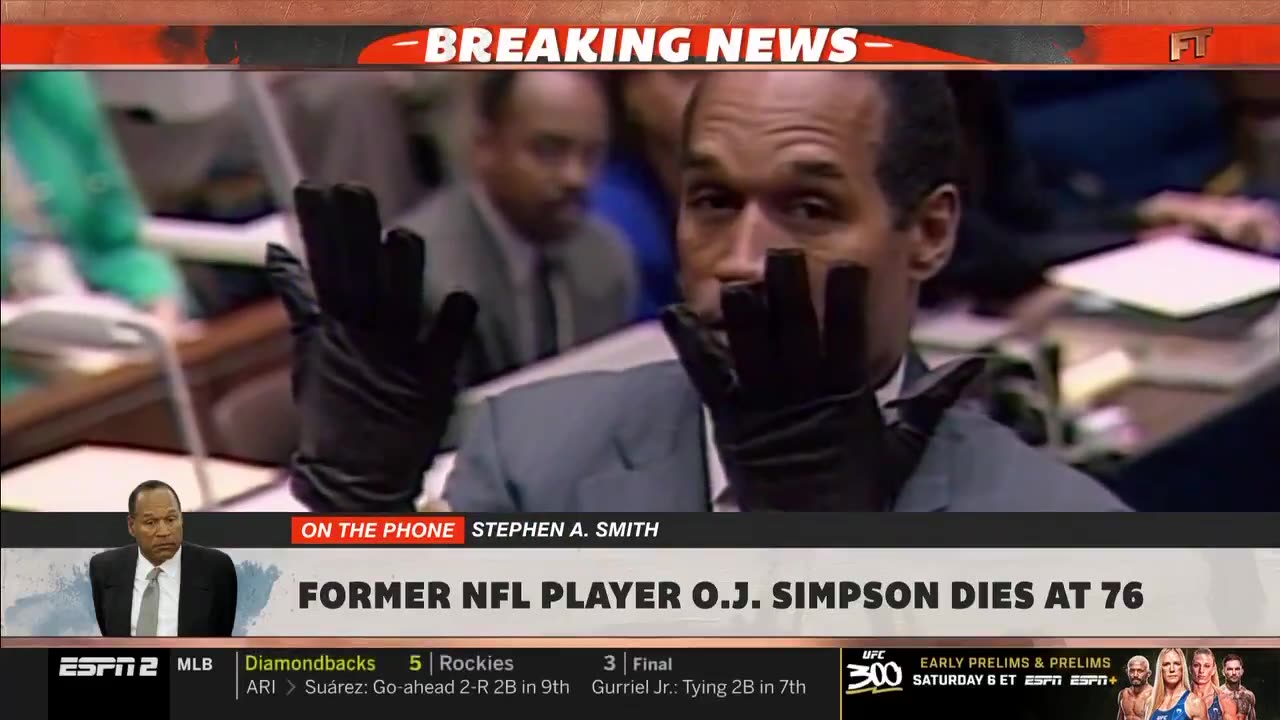 Stephen A. Smith RIPS O.J. Simpson Just After His Death [Video]
