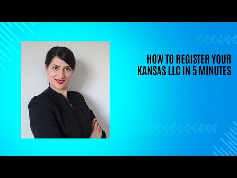 Register your Kansas LLC in 5 minutes ! DIY business registration [Video]
