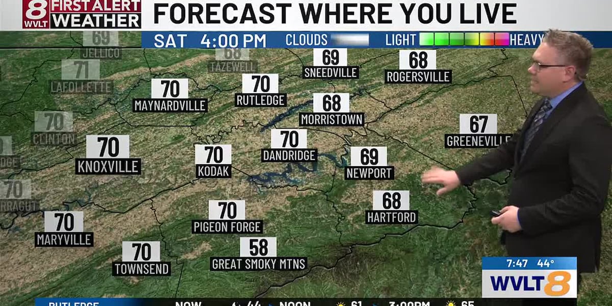 Sunshine is with us on Saturday, rain chances for next week [Video]