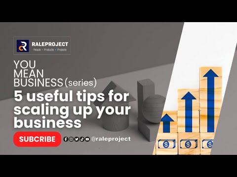 Five useful tips for scaling up your Business || You Mean Business (Series) by Raleproject Global [Video]