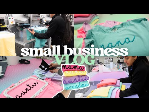 Small Business Vlog ✨ a Saturday running my etsy shop making Mother’s Day Gifts [Video]