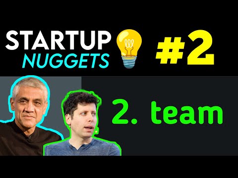 A GREAT TEAM builds a Great Company — Vinod Khosla | Startup Nuggets Ep 2 [Video]