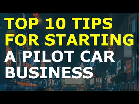 How to Start a Pilot Car Business | Free Pilot Car Business Plan Template Included [Video]