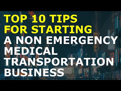 How to Start a Non Emergency Medical Transportation Business | Free Business Plan Template Included [Video]