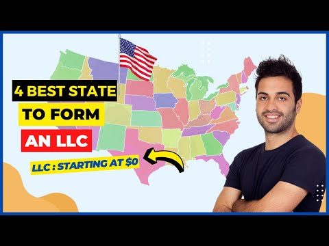 Top 4 States to Form an LLC in USA 2024 | What State Should Setup LLC US Citizens & Non US Citizens! [Video]