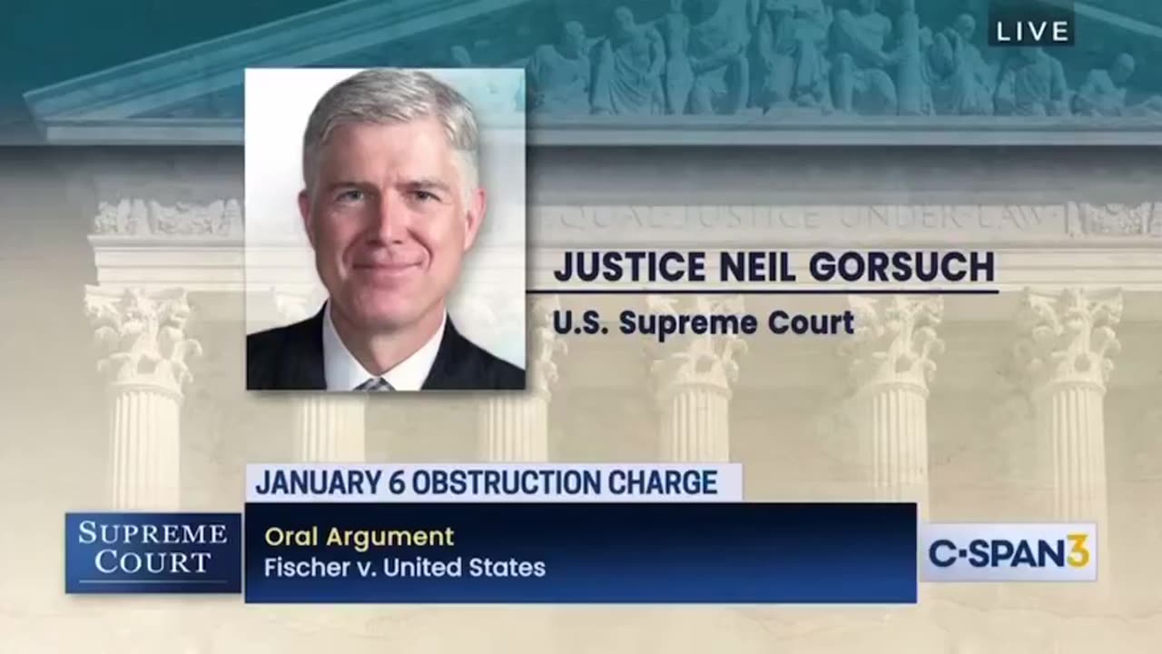Biden’s DOJ Gets BLASTED Over J6 Sentences By Supreme Court Justice Gorsuch [VIDEO]