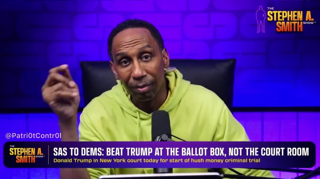 Stephen A Smith Knows The Dems Can’t Beat Trump At The Ballot Box, That’s Why They’re Doing This [VIDEO]