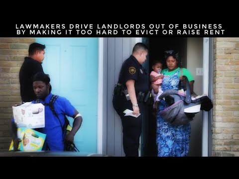 Lawmakers Drive Landlords Out Of Business By Making It Too Hard To Evict Or Raise Rent [Video]
