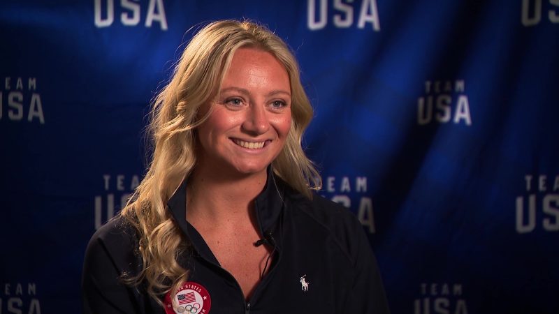Olympic volleyball setter Jordyn Poulter is getting back into the swing of things after injury [Video]