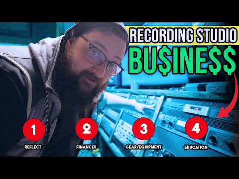 4 things you need to do before starting a recording studio business [Video]