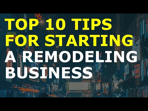 How to Start a Remodeling Business | Free Remodeling Business Plan Template Included [Video]