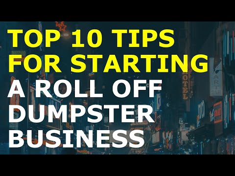 How to Start a Roll off Dumpster Business | Free Roll Off Dumpster Business Plan Template Included [Video]