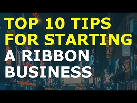 How to Start a Ribbon Business | Free Ribbon Business Plan Template Included [Video]