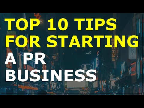 How to Start a PR Business | Free PR Business Plan Template Included [Video]