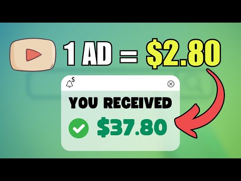 Get Paid $2.80 For Every Ad You Watch | Make Money Online 2024 [Video]