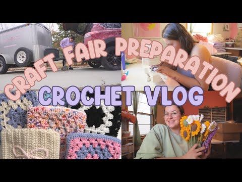 Market Prep With Me, Vlog #70 | Crochet Vlog, Small Business Owner [Video]