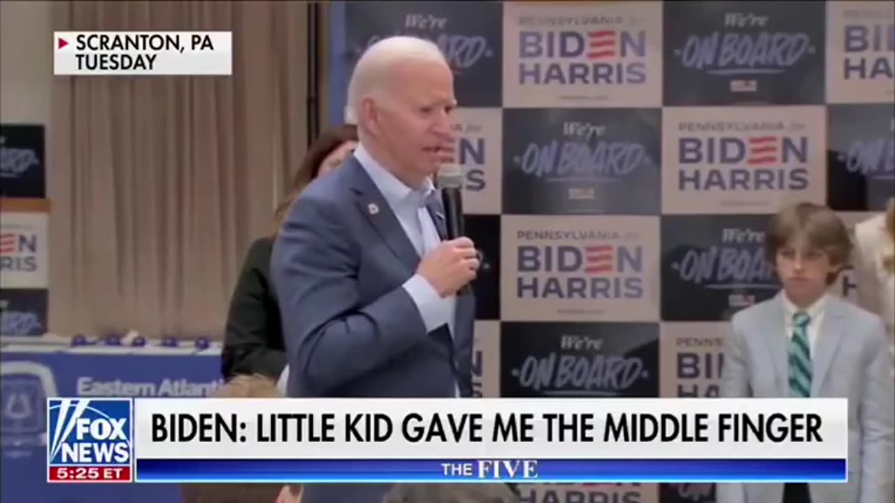 Biden Admits Children Flip Him Off “All the Time” [VIDEO]