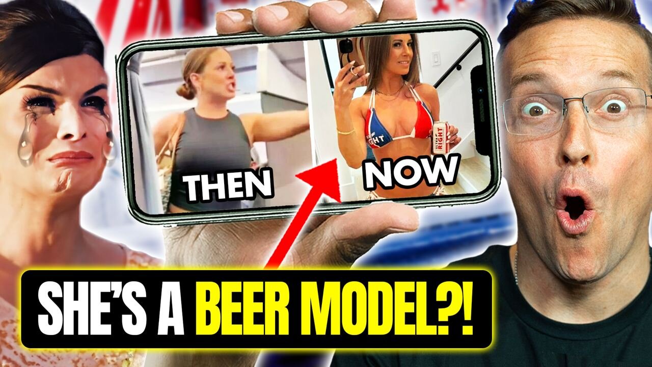 ‘Crazy Plane Lady’ BREAKS Internet with Anti-Bud Light Bikini & Beer Photo [Video]