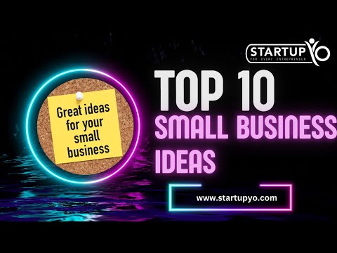 10 Best Small Business Ideas That You Should Try!!!! [Video]