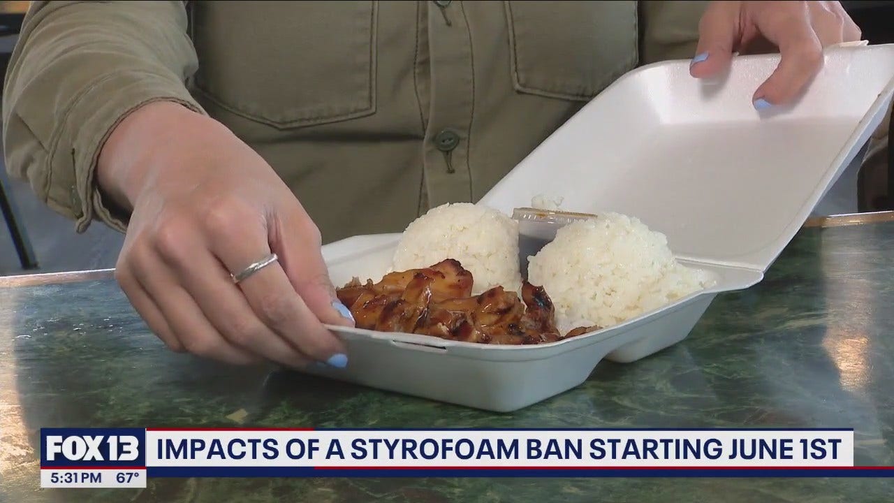 Styrofoam ban starts June 1 [Video]