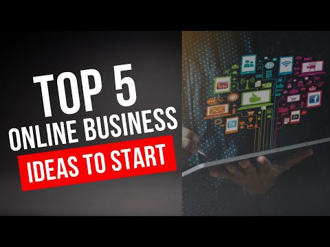 Top 5 Online Business Ideas To Start 2024 [Video]