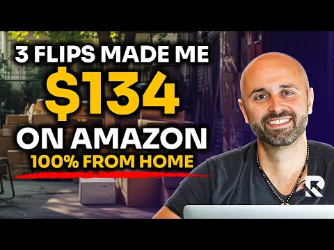 These 3 Flips Made Me $134 on Amazon Without Leaving My House [Video]