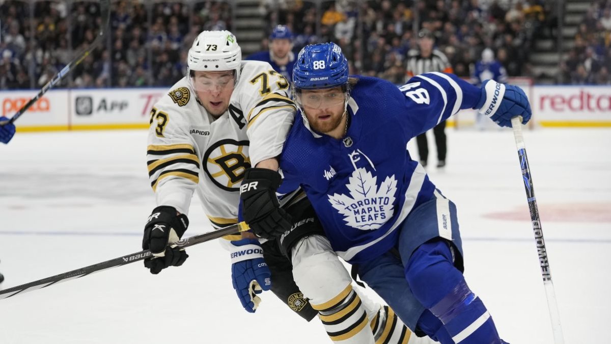 Bruins vs. Leafs Game 1 lineup: Projected lines, pairings, goalies  NBC Sports Boston [Video]
