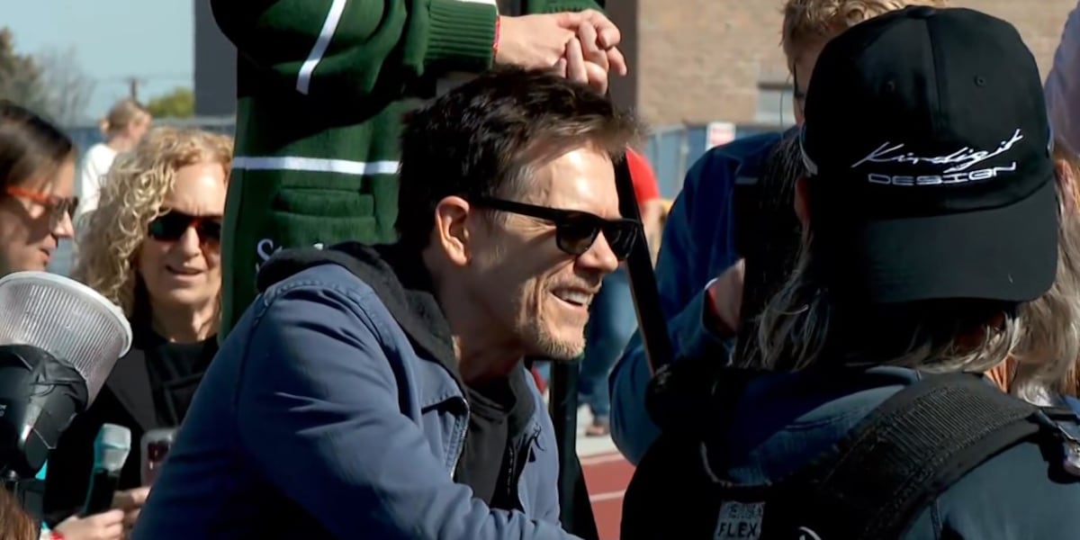Kevin Bacon cuts loose ahead of Footloose high schools final prom [Video]