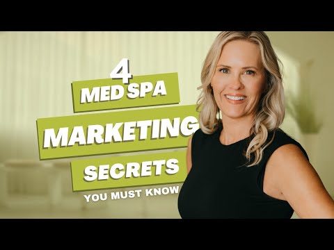 4 Simple Marketing Steps Every Med Spa Owner Needs to Know NOW! [Video]