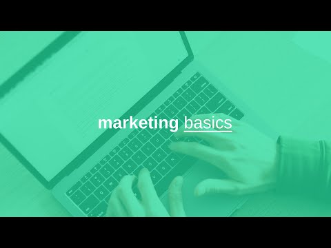 marketing 101 basics, learning marketing basics, and fundamentals [Video]