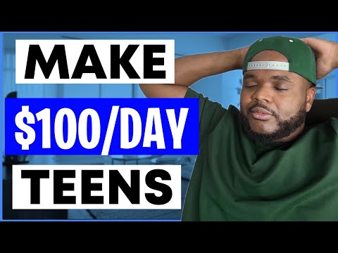 Laziest Way To Make Money Online For Teenagers In 2024 ($100/Day) [Video]
