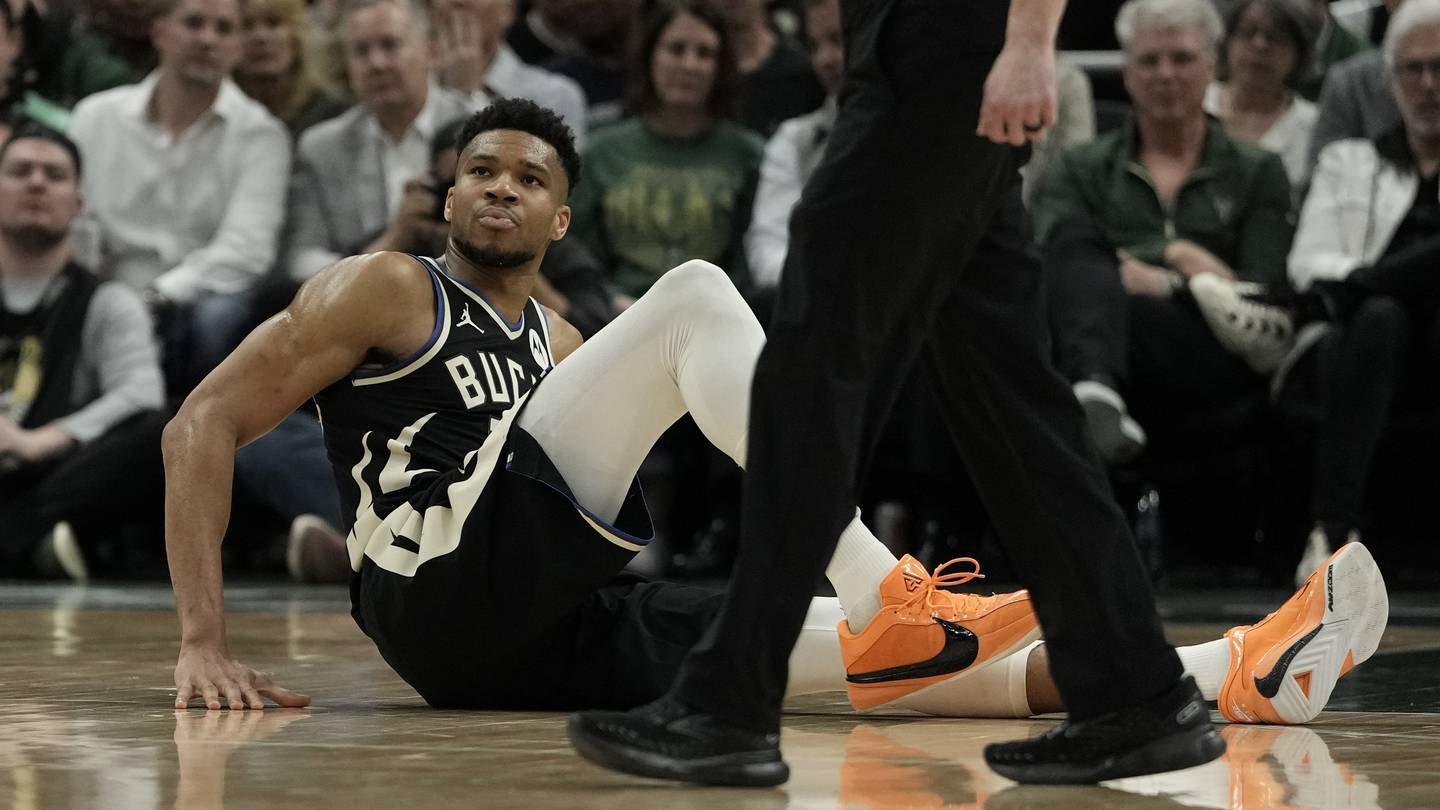 Bucks open their playoff run without Giannis Antetokounmpo because of left calf strain  WSOC TV [Video]