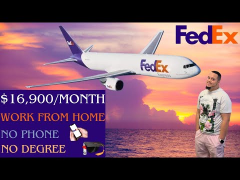 FEDEX PAYING $16,900/MONTH | WORK FROM HOME | REMOTE WORK FROM HOME JOBS | ONLINE JOBS [Video]
