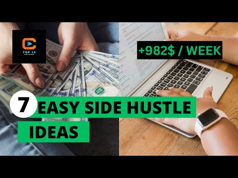 The Top 7 EASIEST Side Hustles To Make Money! [Video]