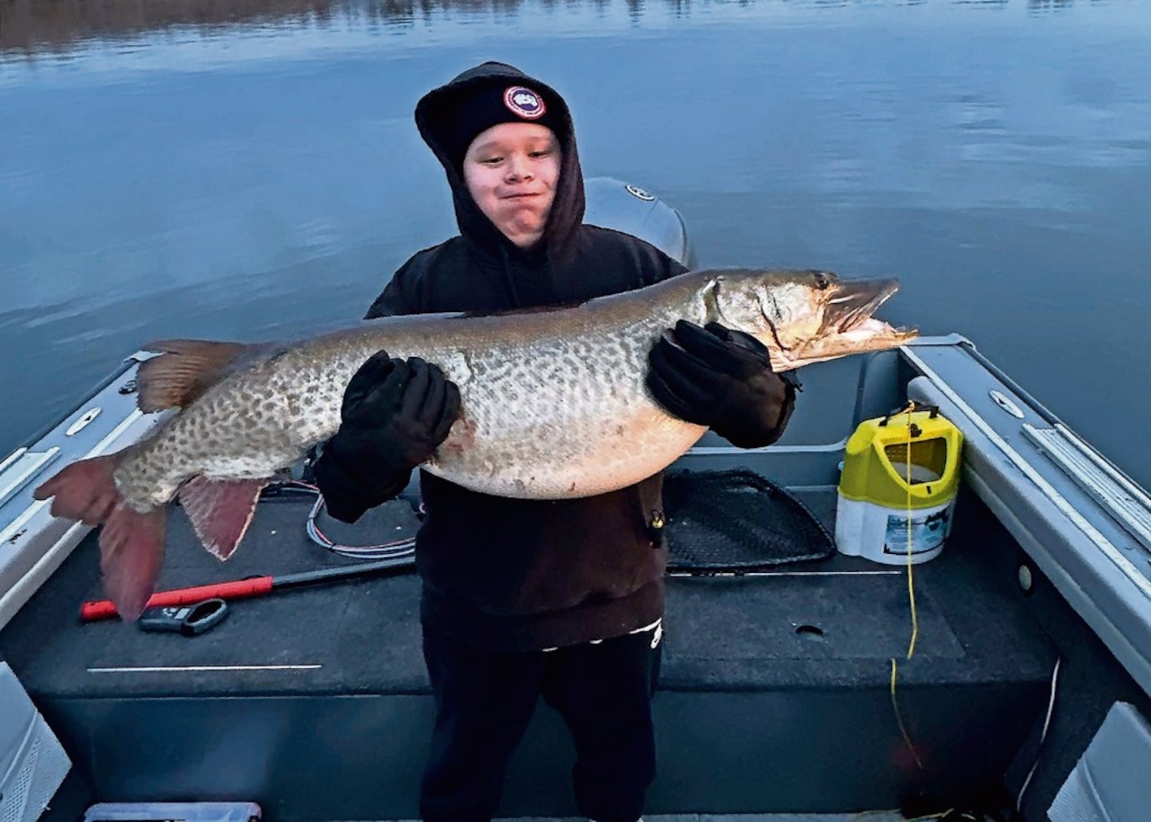 Fishing: The pole just starting screaming, man  how a father-son team landed a 46-pound Muskie (photo) [Video]