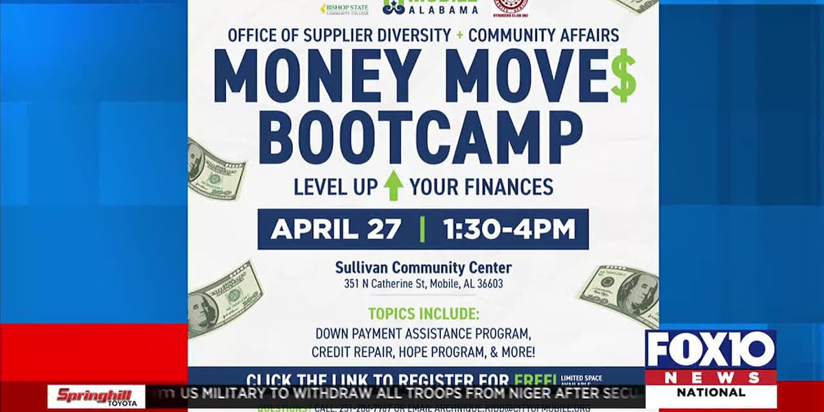 Mobile hosting financial boot camp this Saturday [Video]