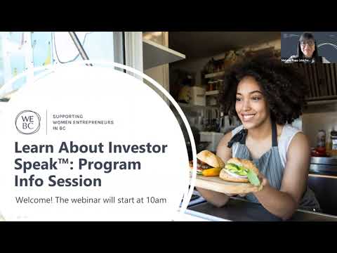 Learn About Investor Speak™ Program Info Session [Video]